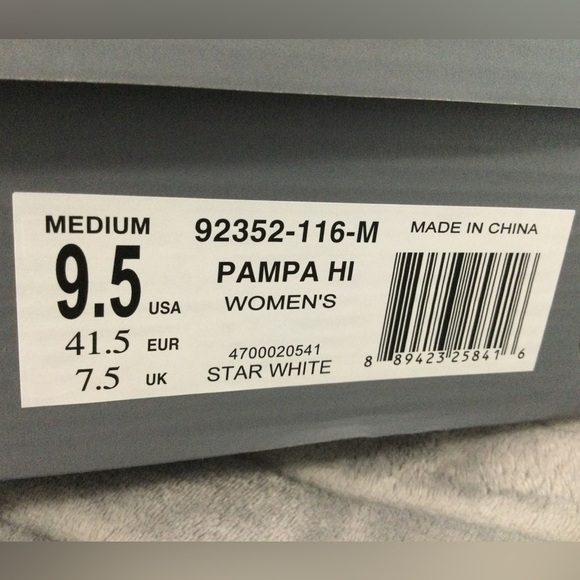 Palladium Women’s Pampa Hi Star White Cavas Boot Size 9.5 - Picture 9 of 14